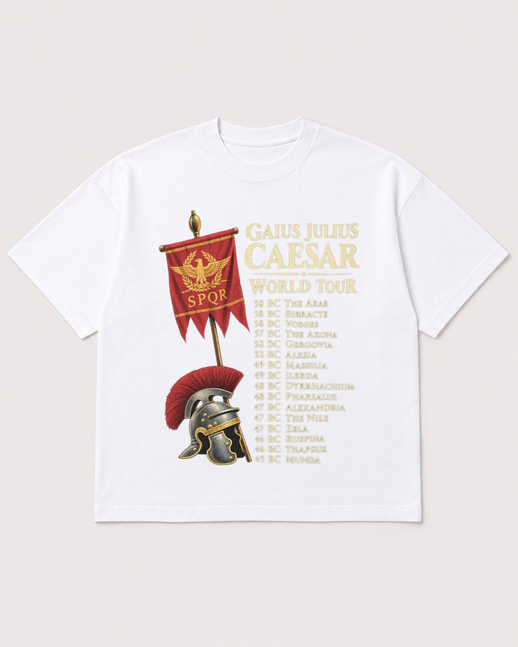 Mockup Boxy Heavyweight Tee White product