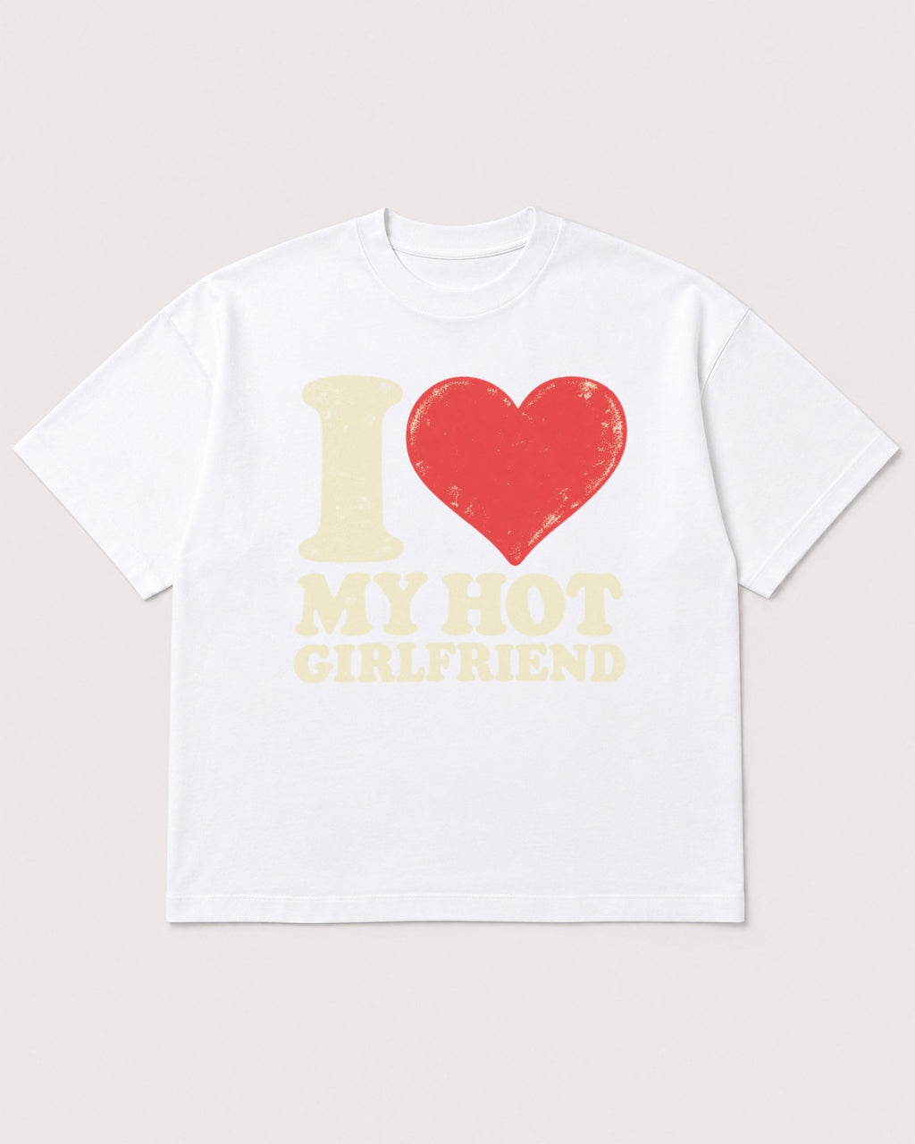Mockup Boxy Heavyweight Tee White product