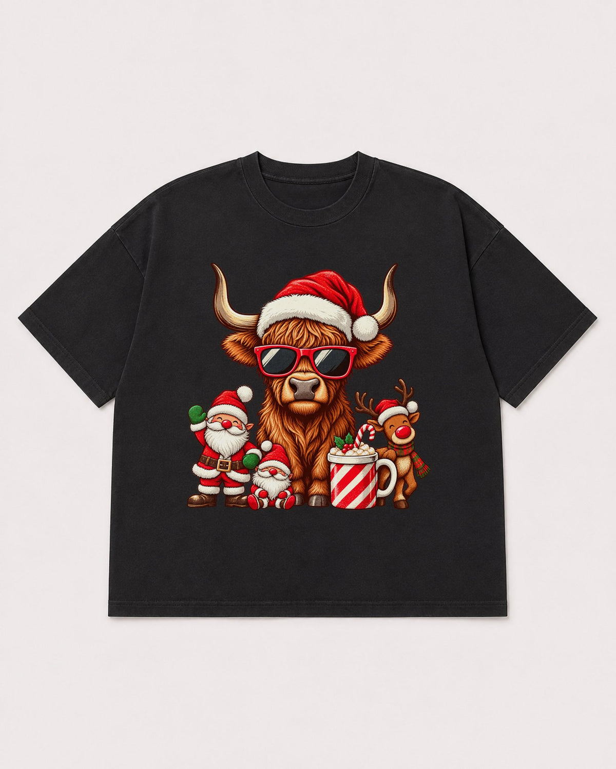Mockup Boxy Heavyweight Tee Black product