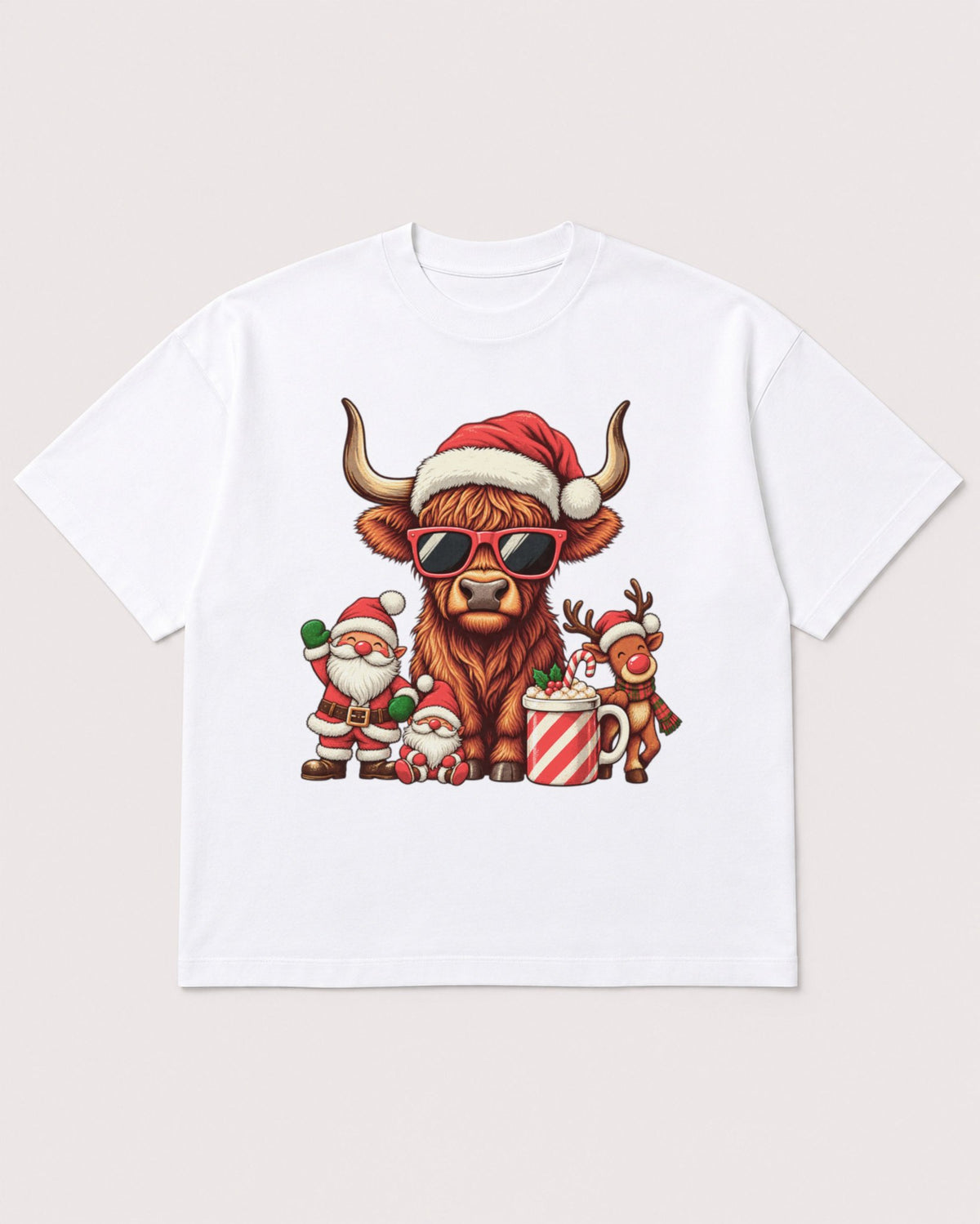 Mockup Boxy Heavyweight Tee White product