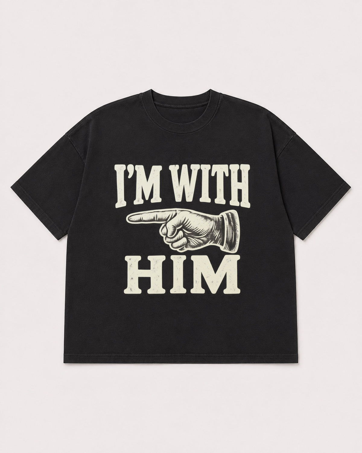 Mockup Boxy Heavyweight Tee Black product