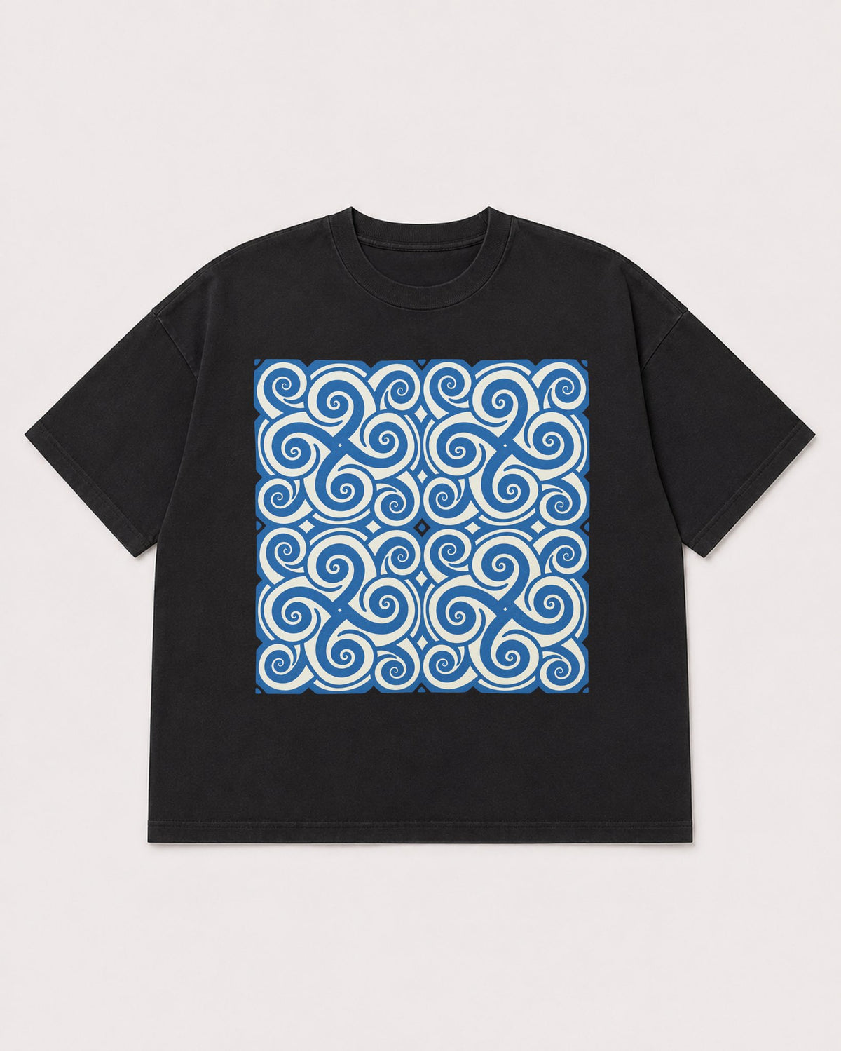 Mockup Boxy Heavyweight Tee Black product