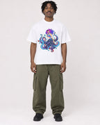 Mockup Boxy Heavyweight Tee White male full-body 04