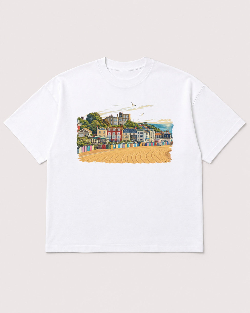 Mockup Boxy Heavyweight Tee White product