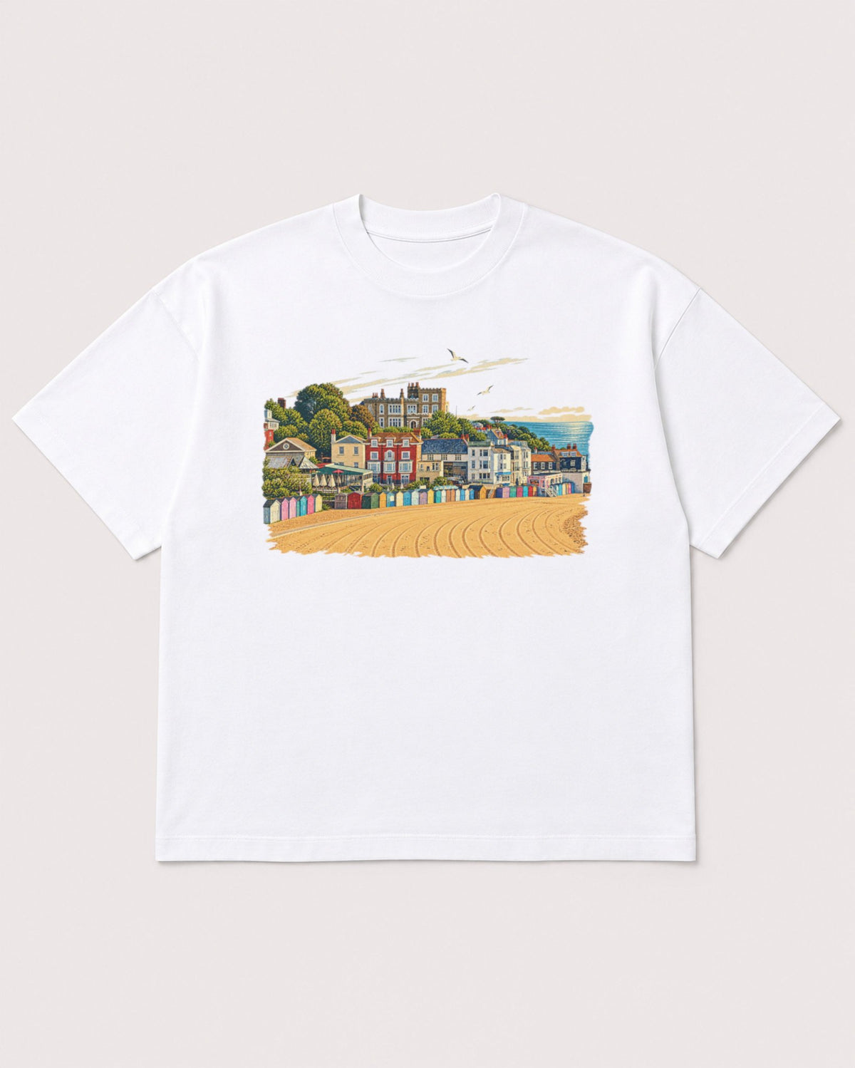 Mockup Boxy Heavyweight Tee White product