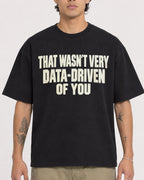 Mockup Boxy Heavyweight Tee Black male close-up 36