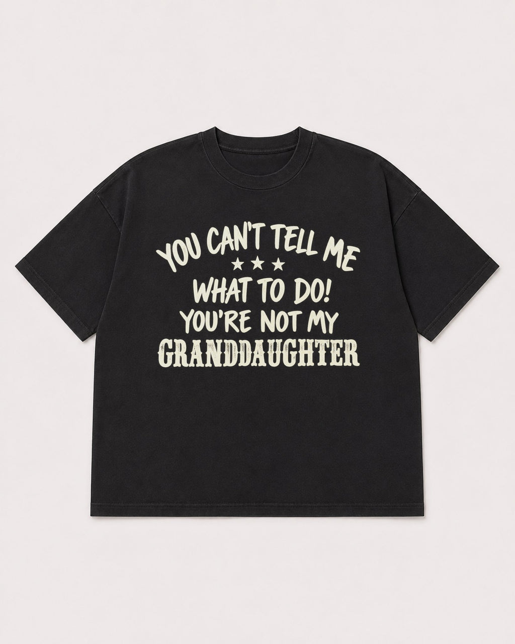 Mockup Boxy Heavyweight Tee Black product