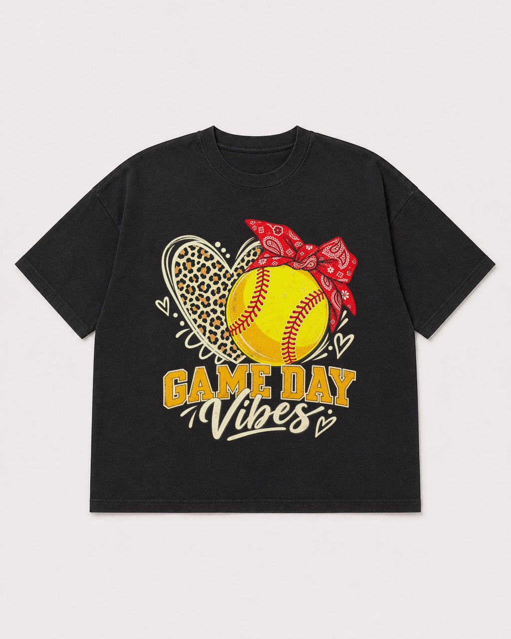 Mockup Boxy Heavyweight Tee Black product