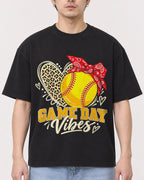 Mockup Boxy Heavyweight Tee Black male close-up 13