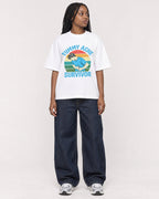 Mockup Boxy Heavyweight Tee White female full-body 04