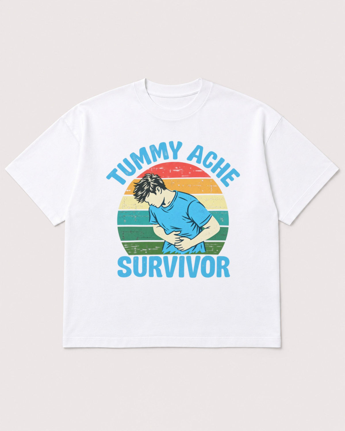 Mockup Boxy Heavyweight Tee White product
