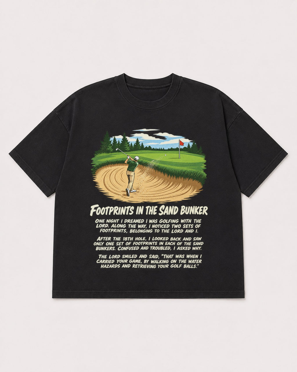 Mockup Boxy Heavyweight Tee Black product