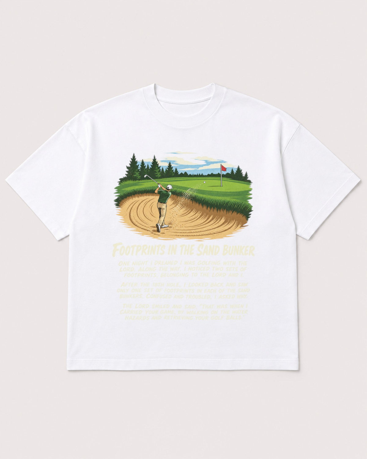 Mockup Boxy Heavyweight Tee White product