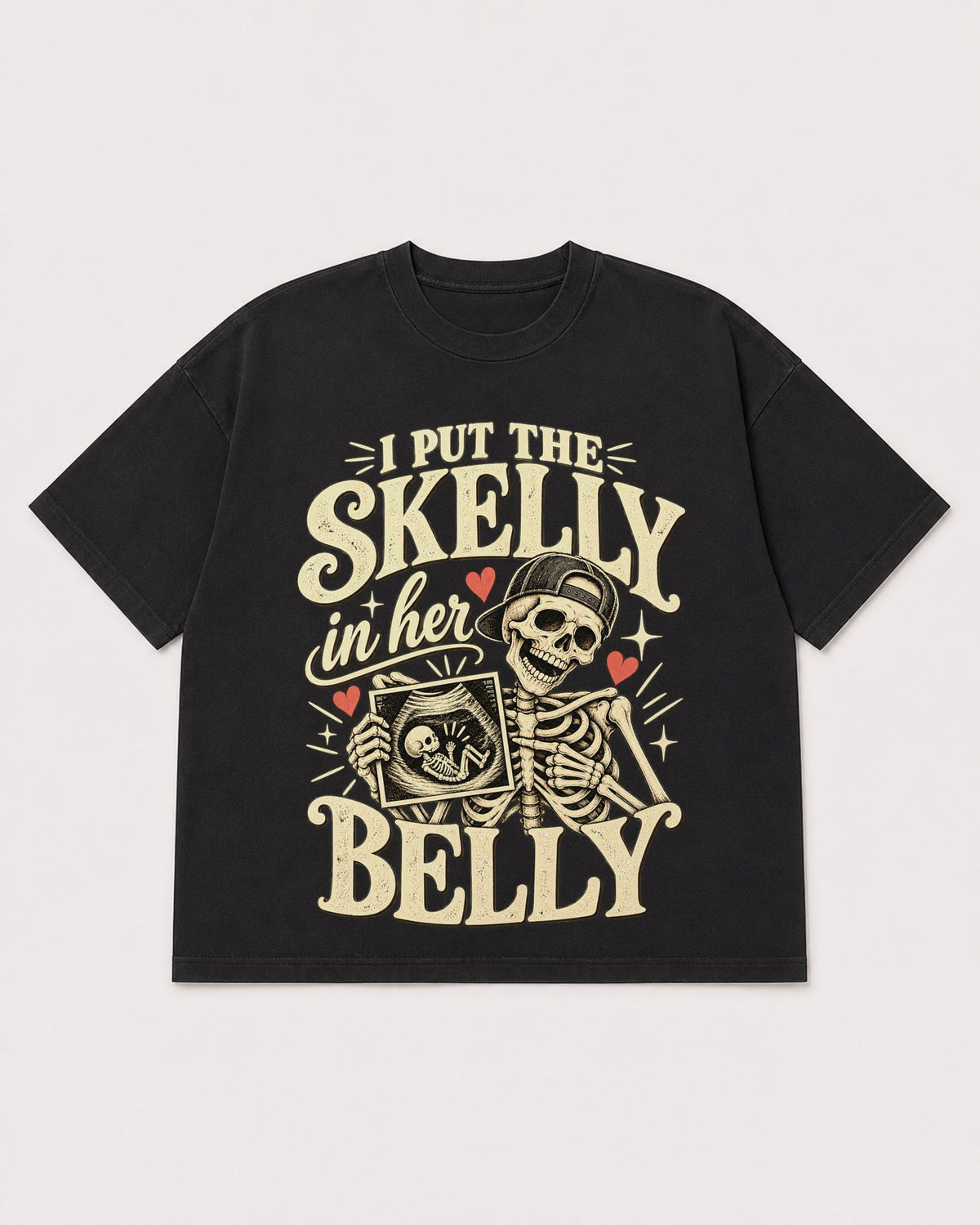 Mockup Boxy Heavyweight Tee Black product