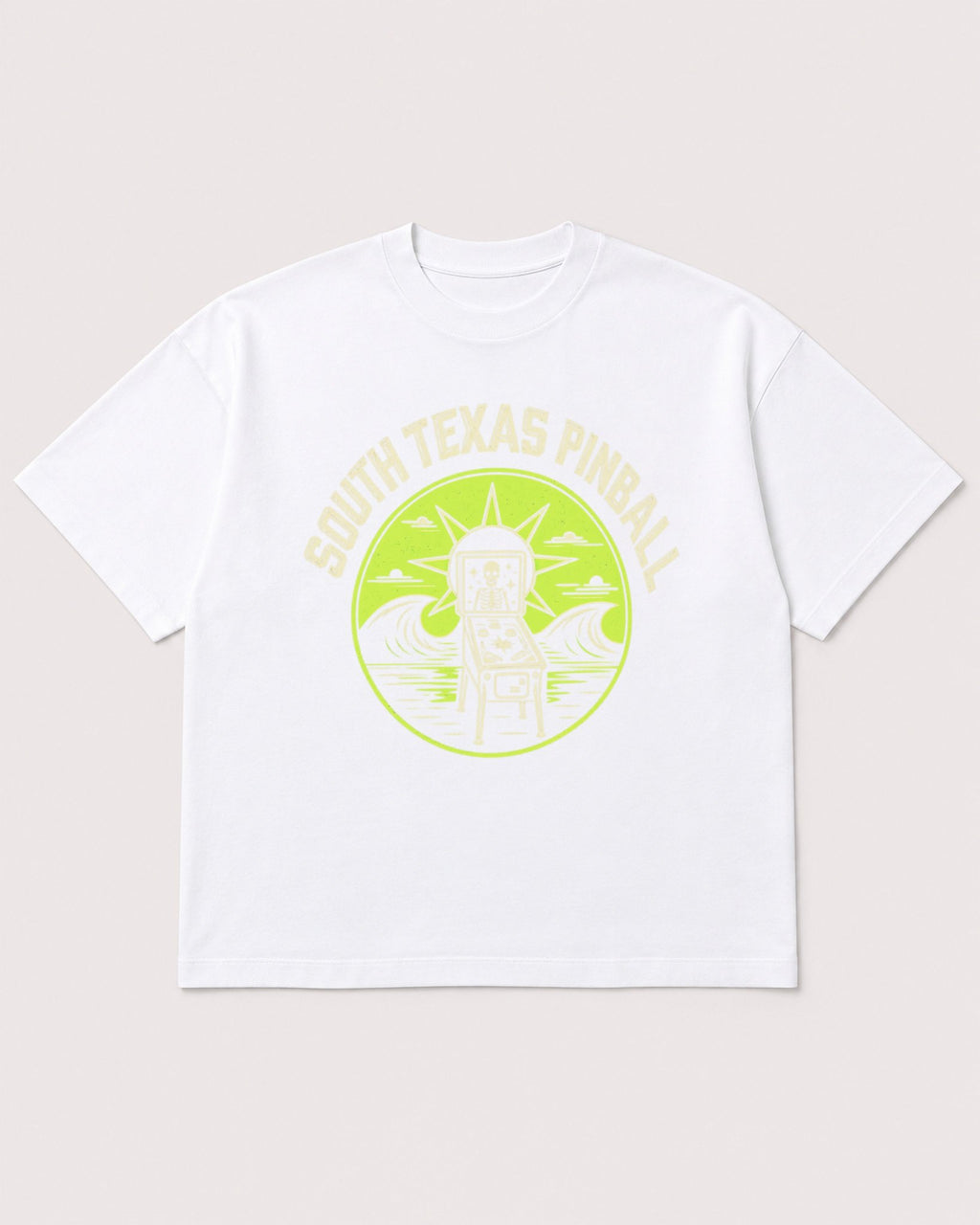 Mockup Boxy Heavyweight Tee White product