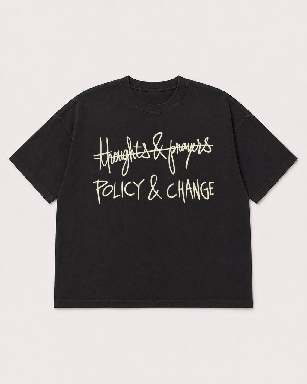 Mockup Boxy Heavyweight Tee Black product