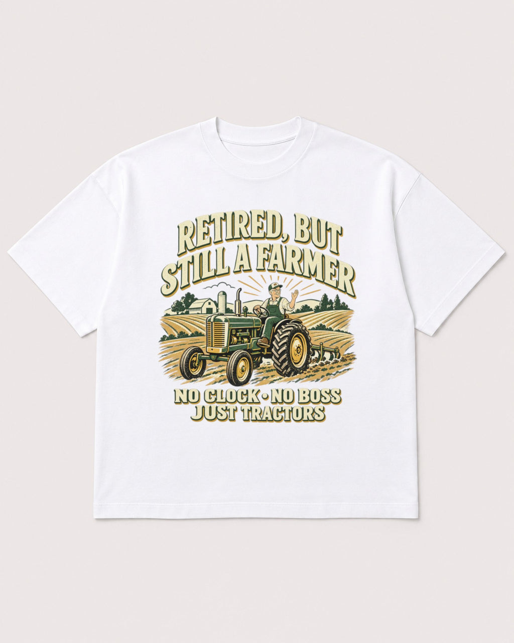 Mockup Boxy Heavyweight Tee White product