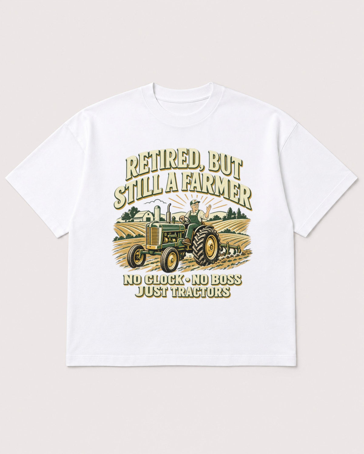 Mockup Boxy Heavyweight Tee White product