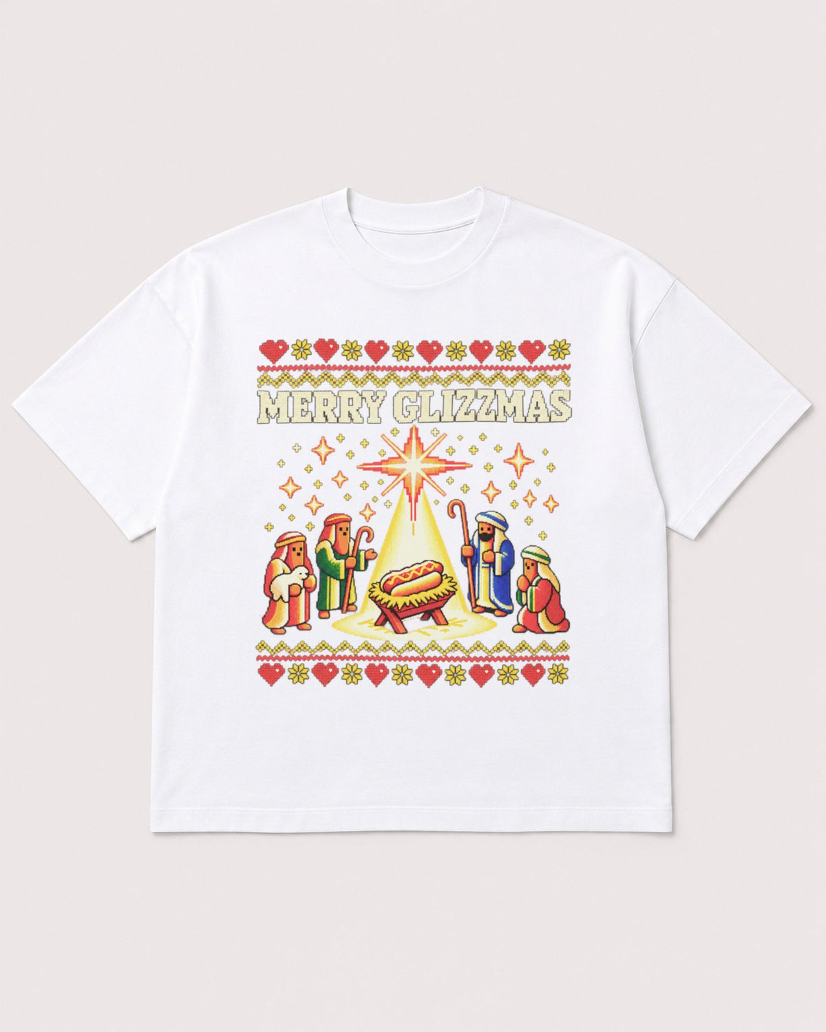Mockup Boxy Heavyweight Tee White product