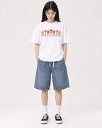 Mockup Boxy Heavyweight Tee White female full-body 01