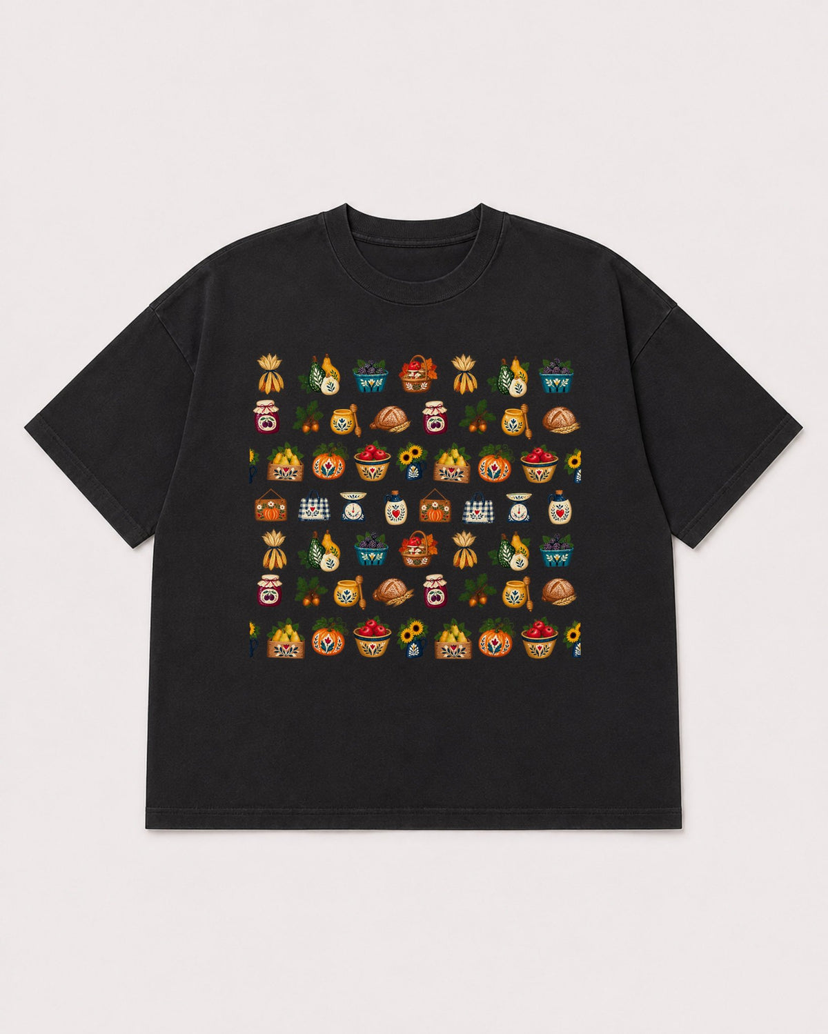 Mockup Boxy Heavyweight Tee Black product