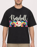 Mockup Boxy Heavyweight Tee Black male close-up 08