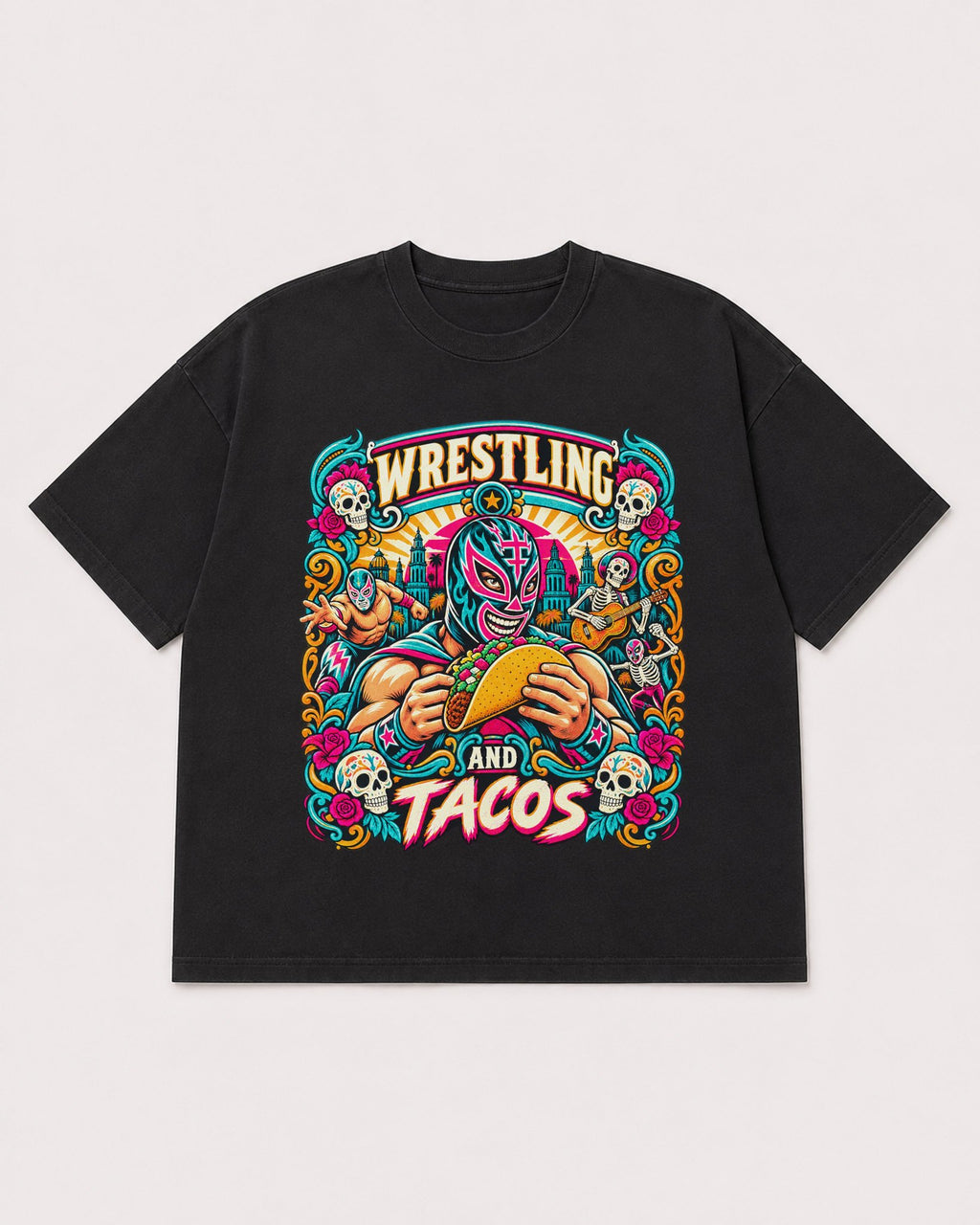 Mockup Boxy Heavyweight Tee Black product