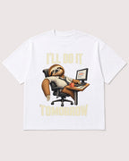 Mockup Boxy Heavyweight Tee White product