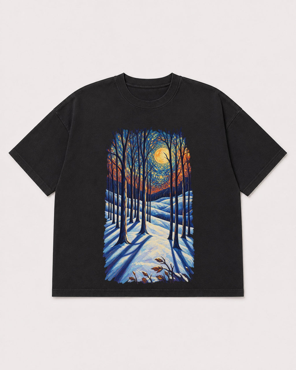 Mockup Boxy Heavyweight Tee Black product