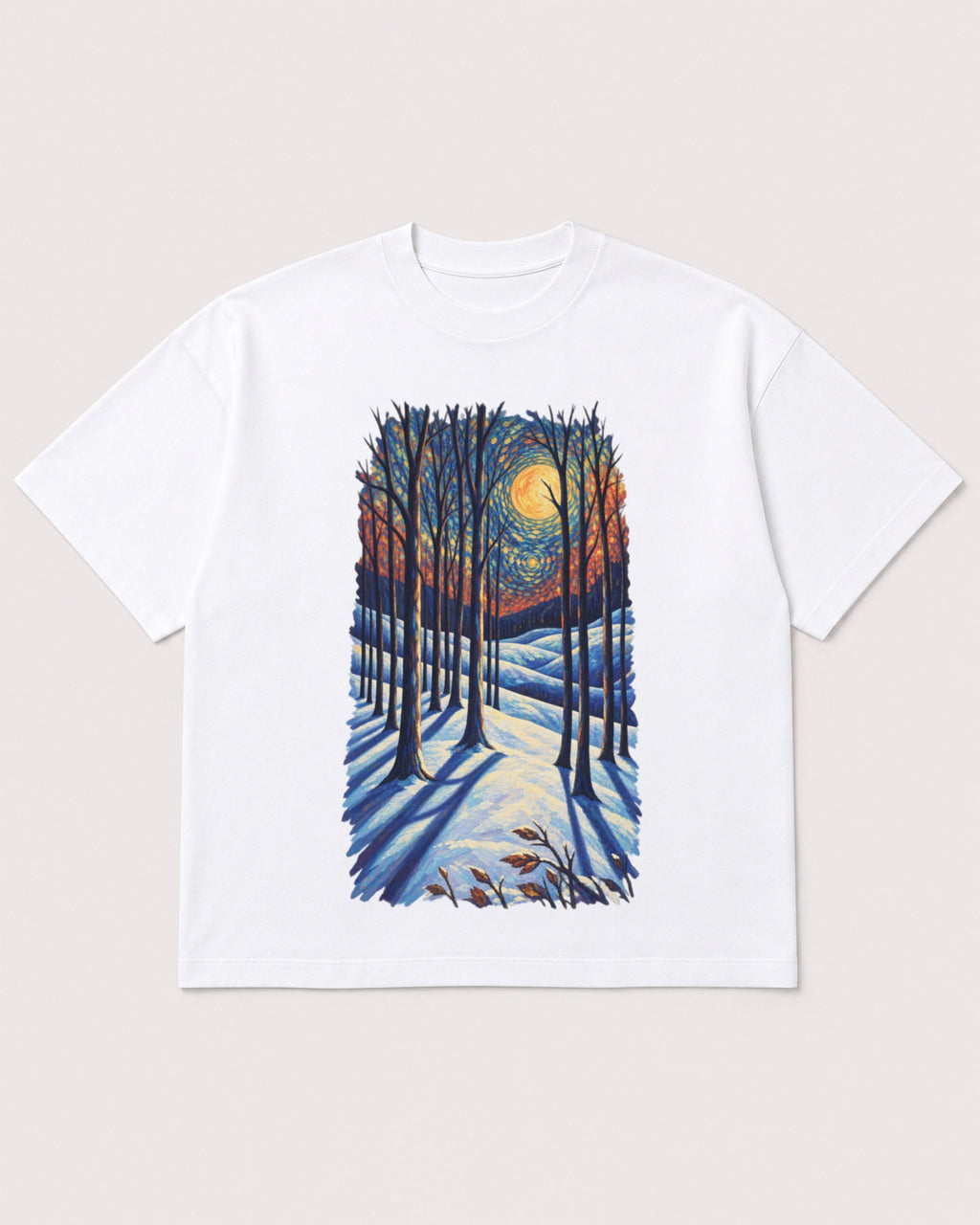 Mockup Boxy Heavyweight Tee White product