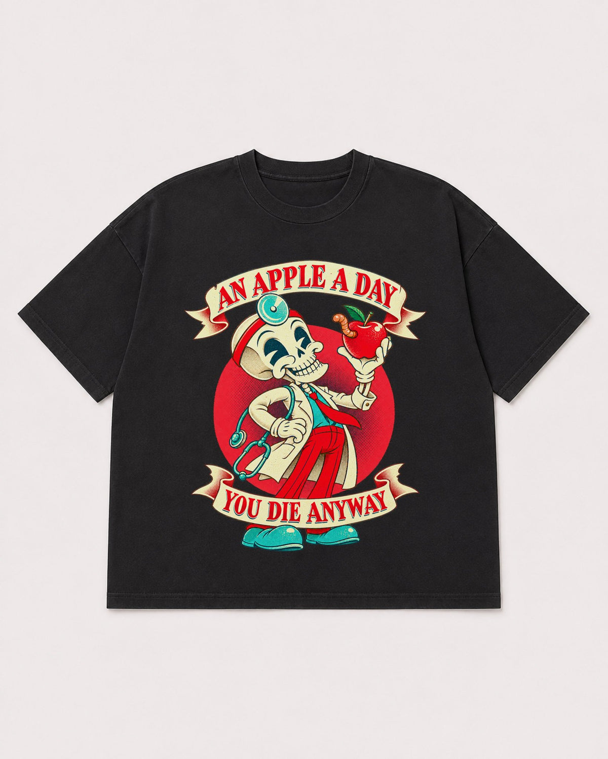 Mockup Boxy Heavyweight Tee Black product