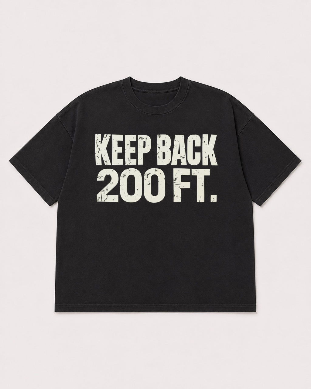 Mockup Boxy Heavyweight Tee Black product