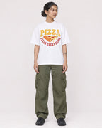 Mockup Boxy Heavyweight Tee White female full-body 12