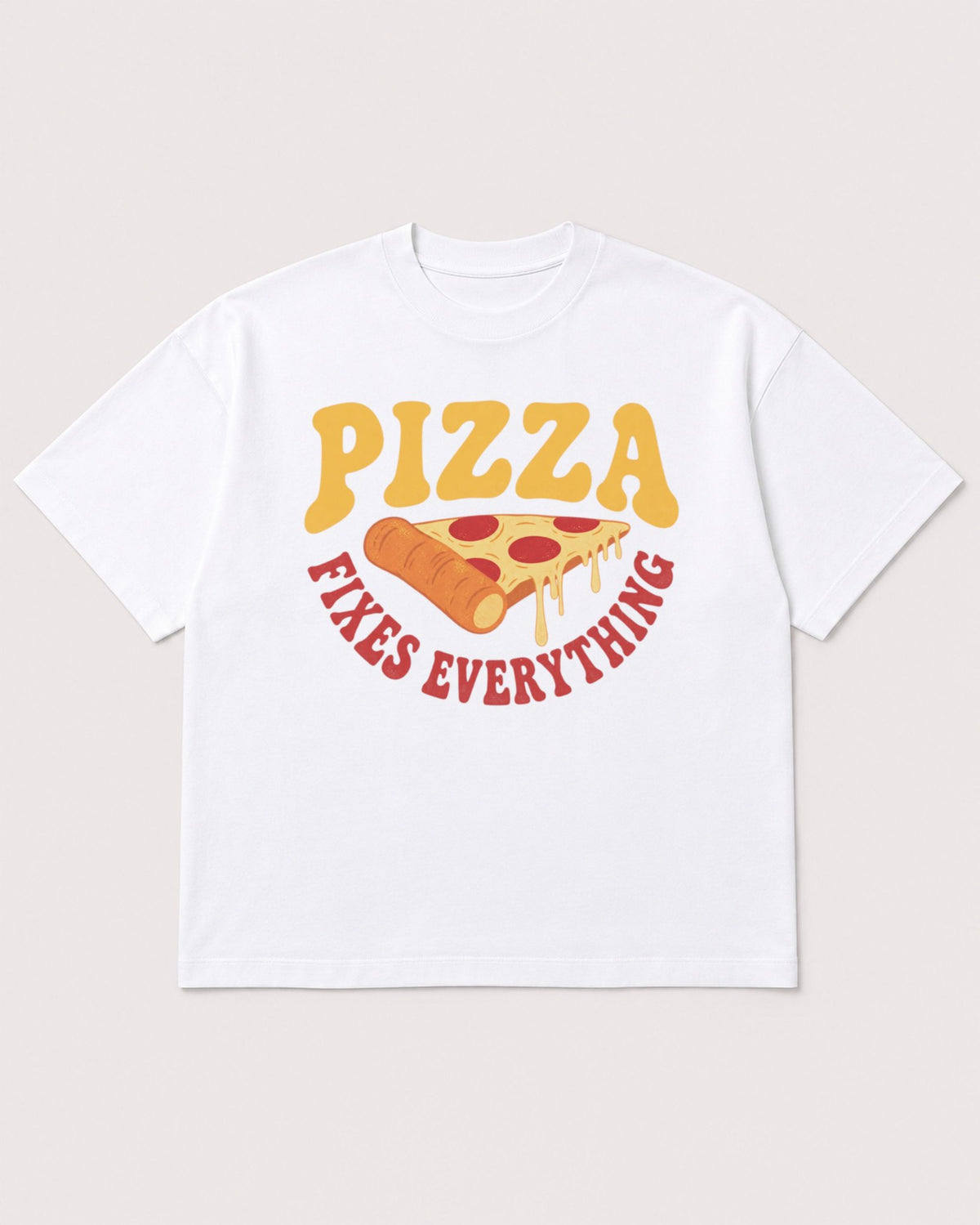 Mockup Boxy Heavyweight Tee White product