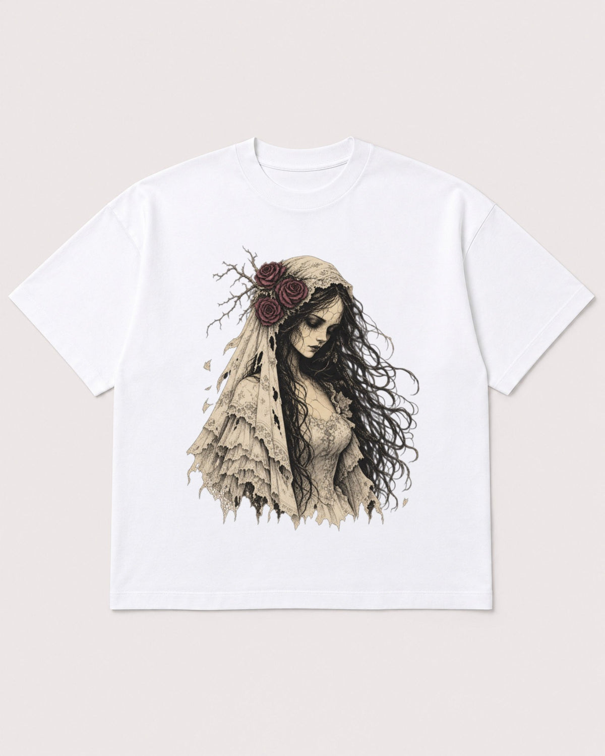 Mockup Boxy Heavyweight Tee White product