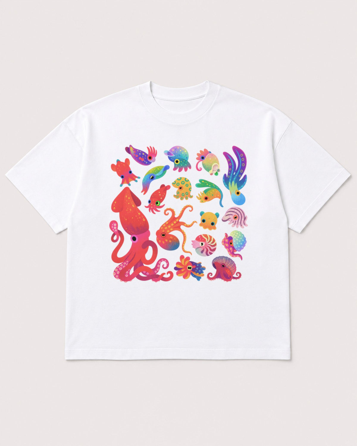 Mockup Boxy Heavyweight Tee White product