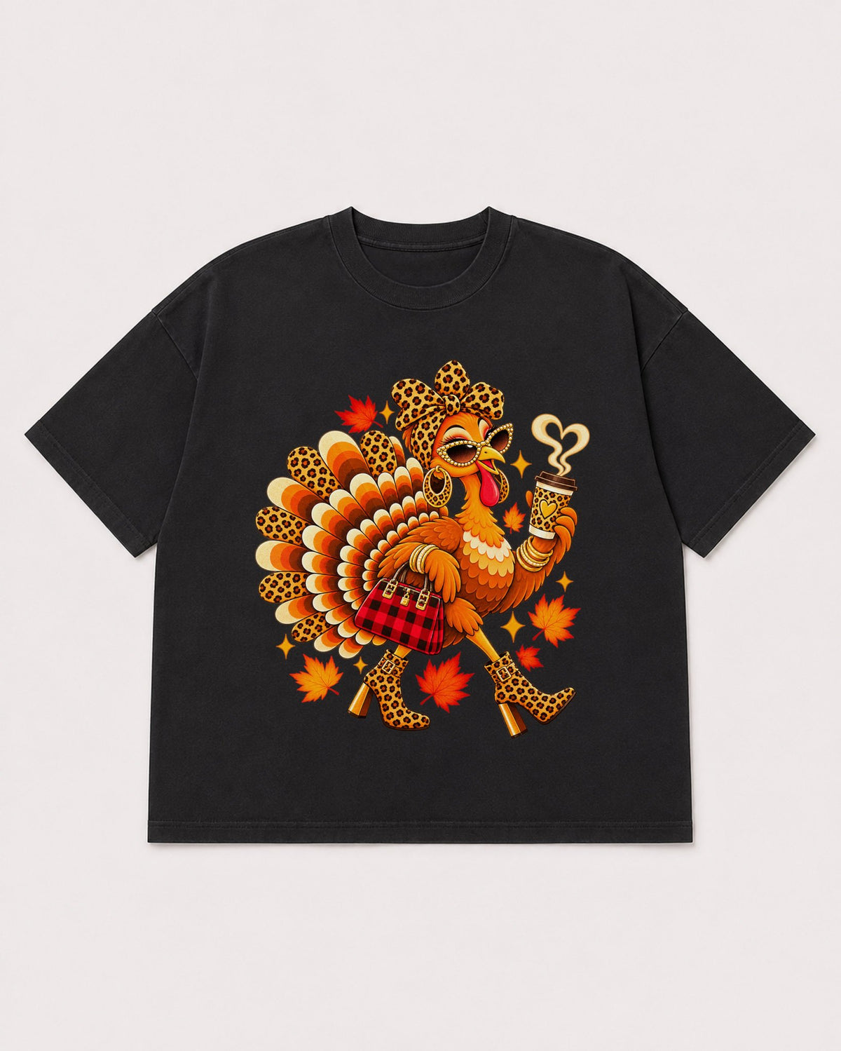 Mockup Boxy Heavyweight Tee Black product
