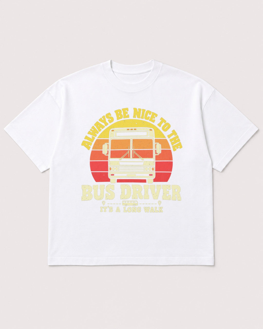 Mockup Boxy Heavyweight Tee White product