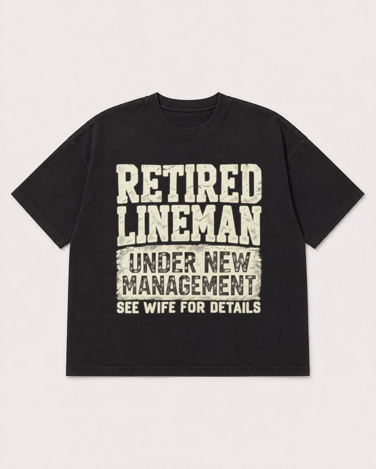 Mockup Boxy Heavyweight Tee Black product