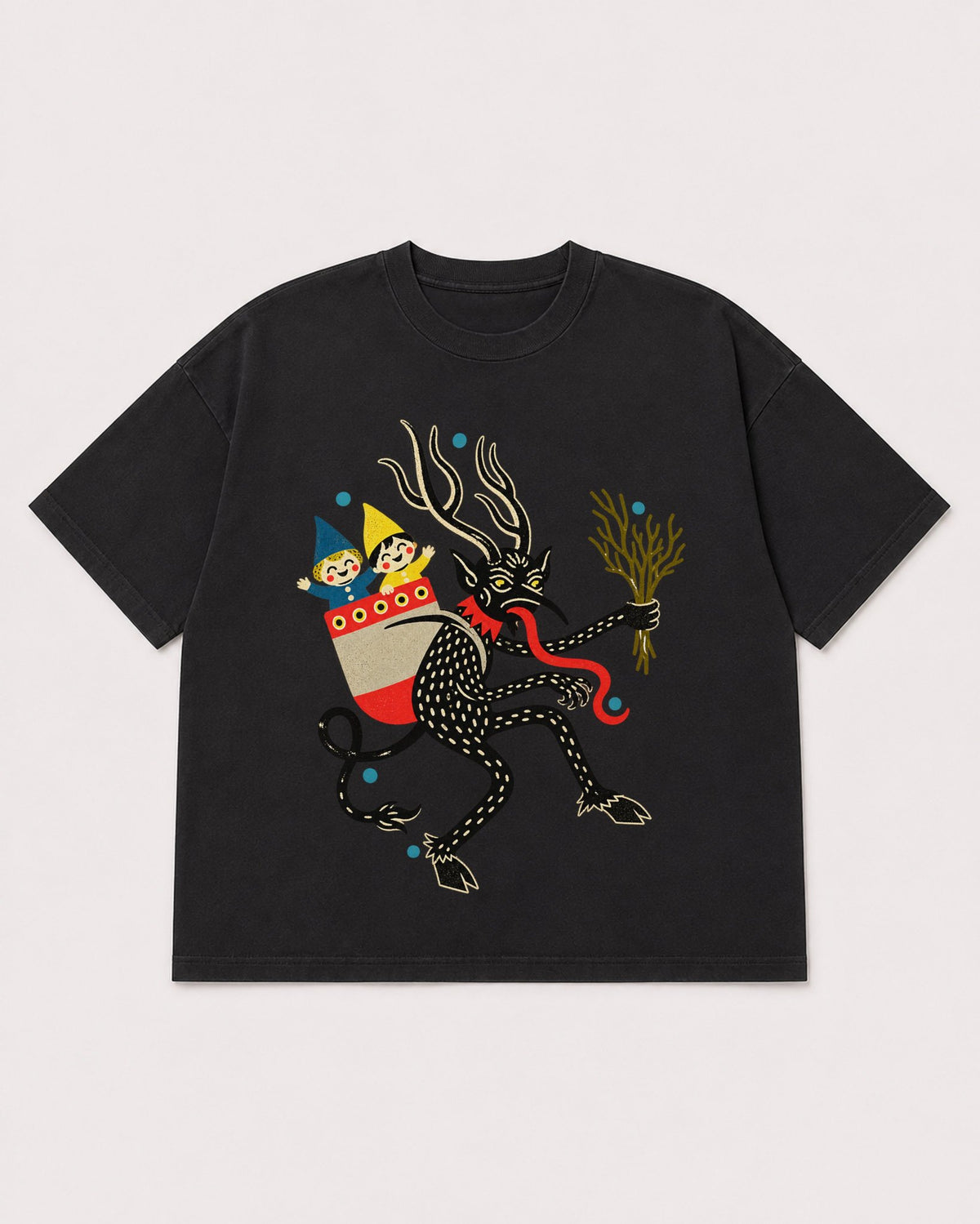 Mockup Boxy Heavyweight Tee Black product