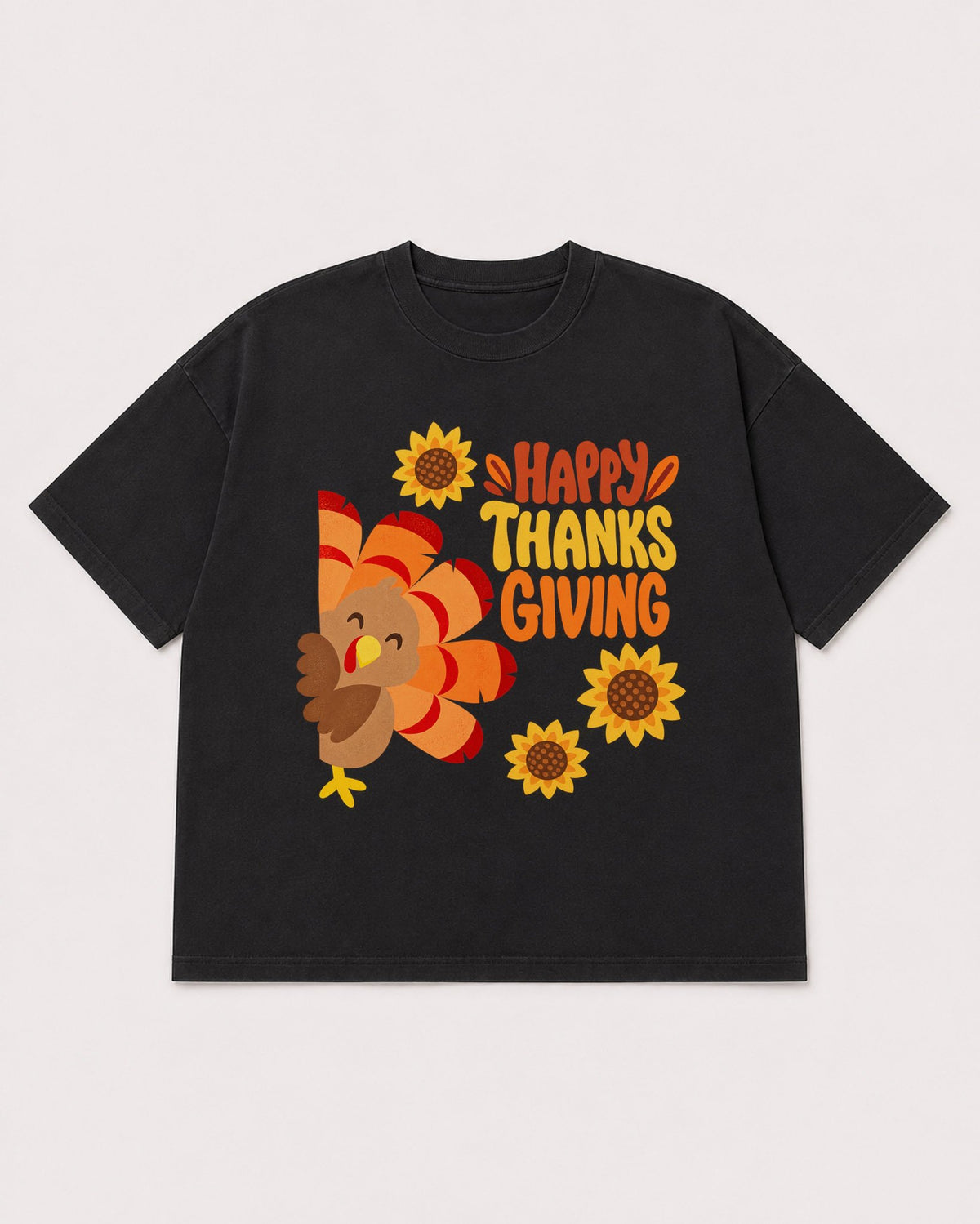 Mockup Boxy Heavyweight Tee Black product