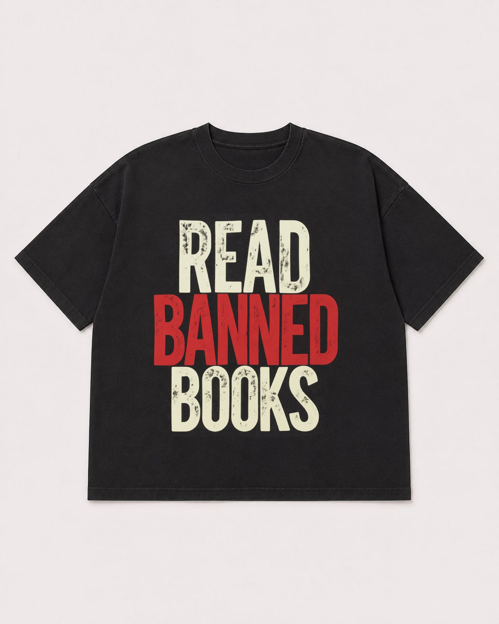 Mockup Boxy Heavyweight Tee Black product