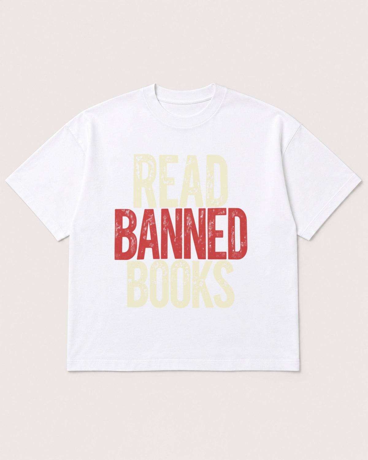 Mockup Boxy Heavyweight Tee White product