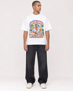 Mockup Boxy Heavyweight Tee White male full-body 50