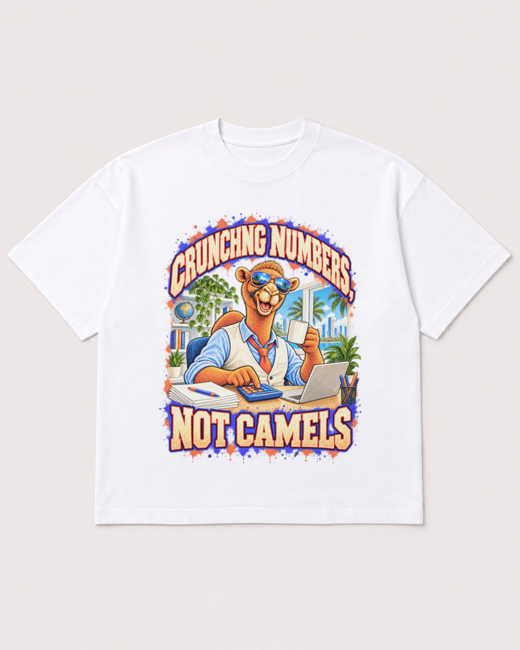 Mockup Boxy Heavyweight Tee White product