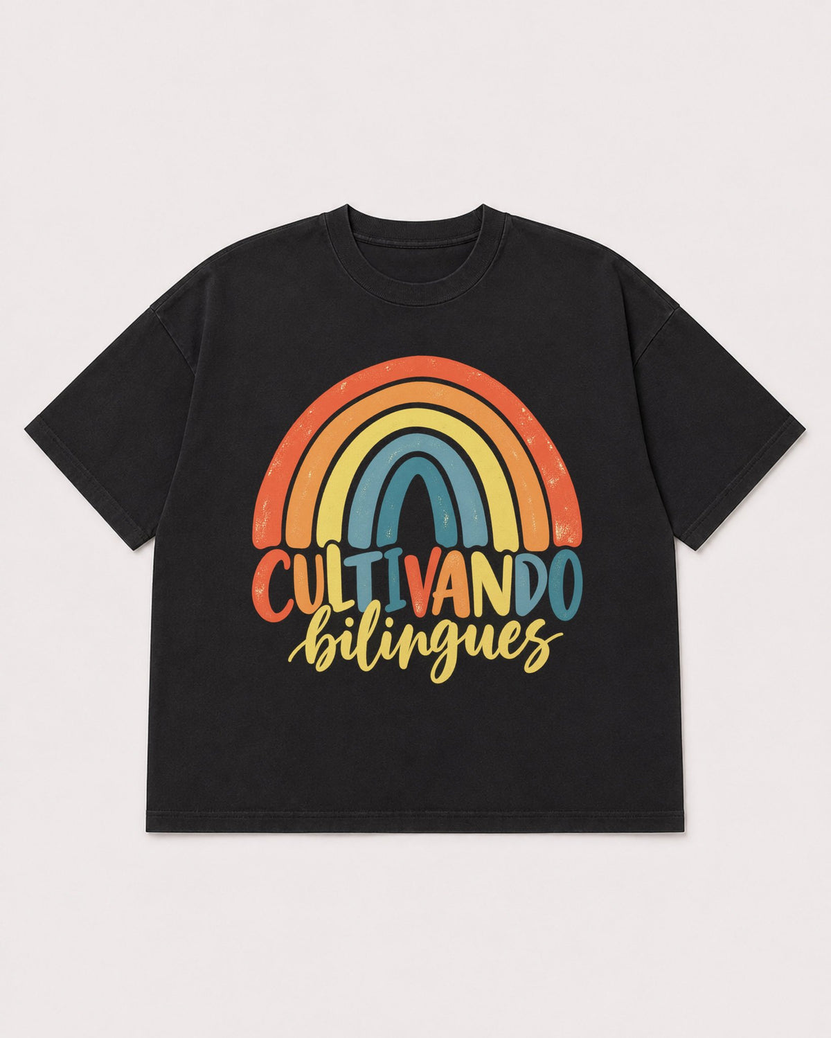 Mockup Boxy Heavyweight Tee Black product
