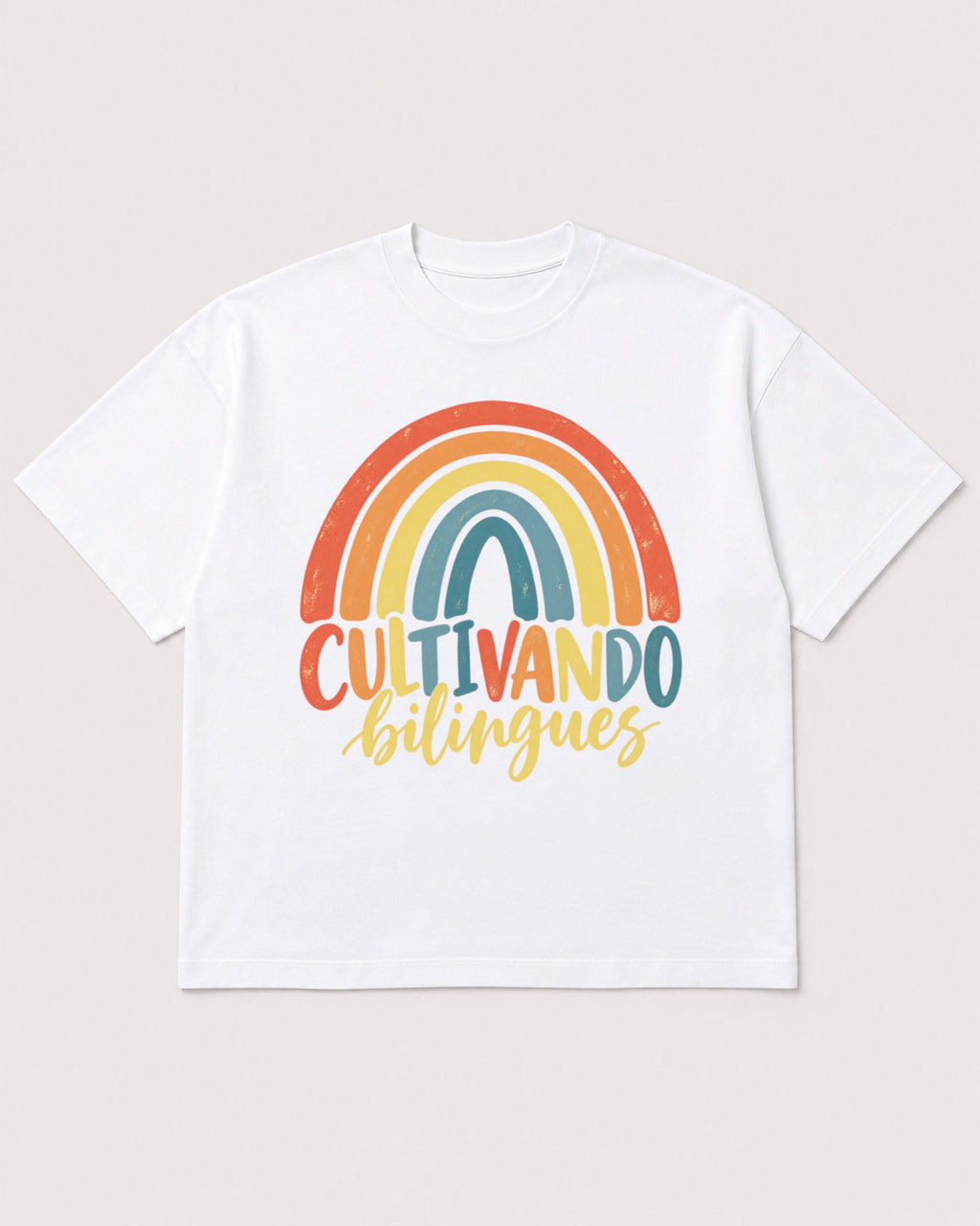 Mockup Boxy Heavyweight Tee White product