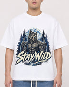 Mockup Boxy Heavyweight Tee White male close-up 13