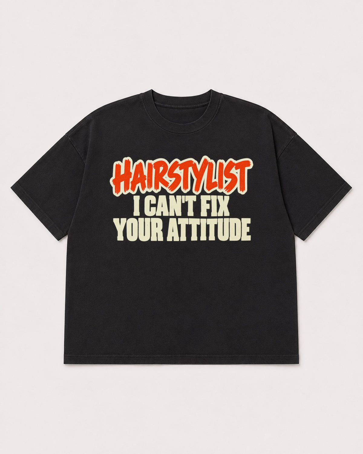 Mockup Boxy Heavyweight Tee Black product