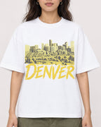Mockup Boxy Heavyweight Tee White female close-up 02